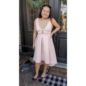 High Low Pink Dress-Miss Avenue
